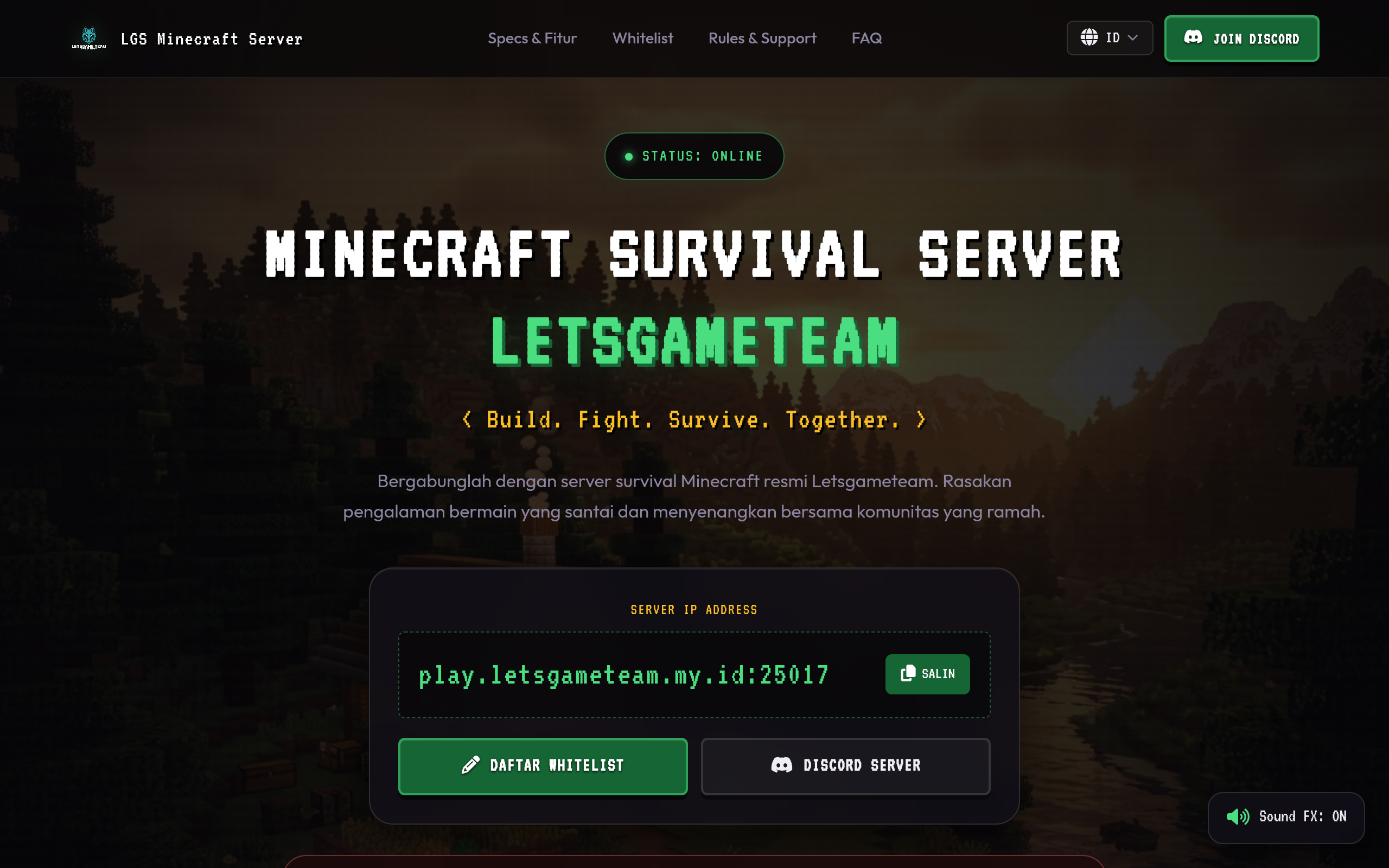 LGS Minecraft Mockup